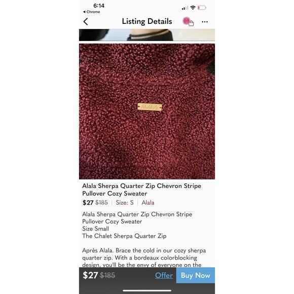 ALALA pullover Sherpa M - Picture 7 of 7